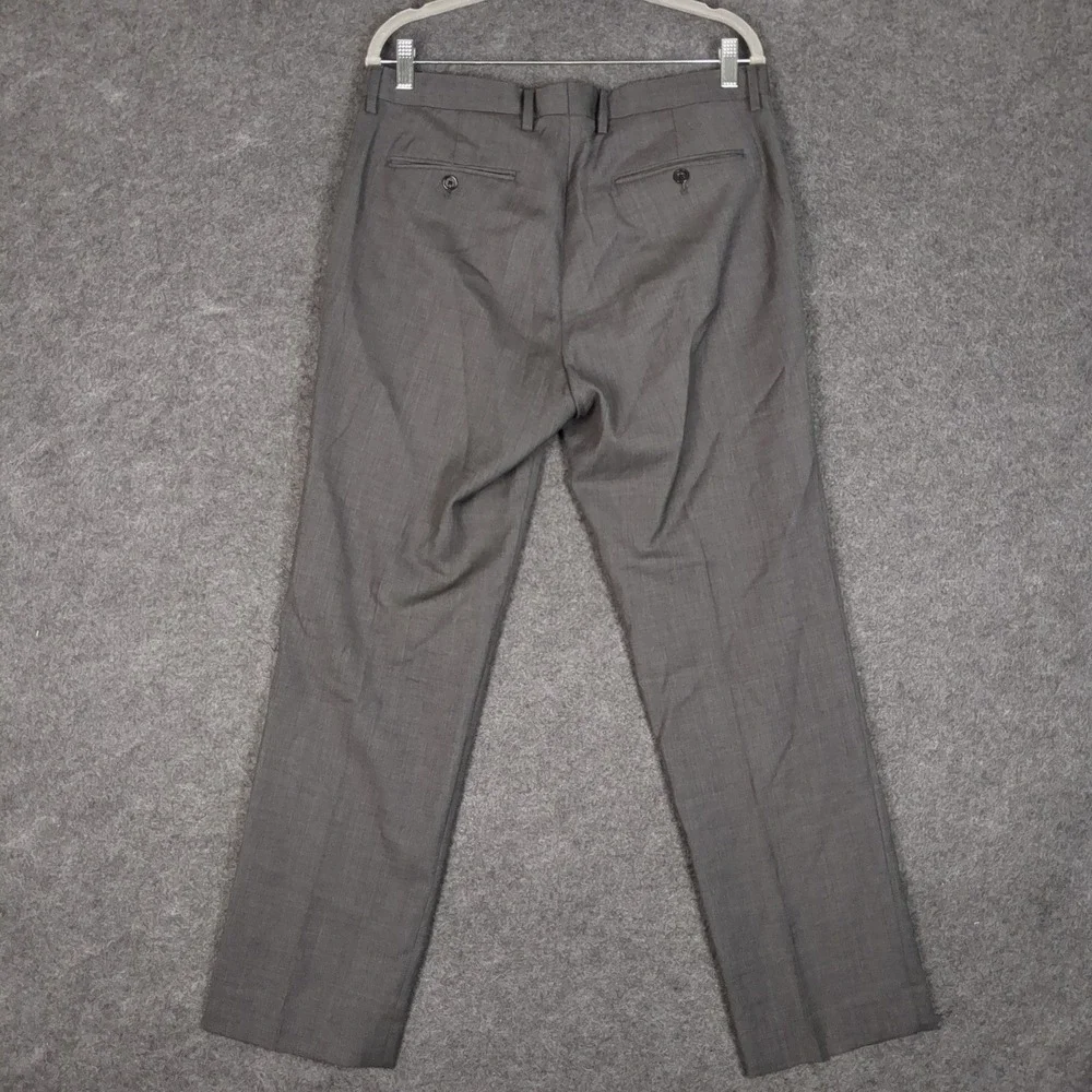 Banana‎ Republic Mens Modern Slim Fit Gray Dress Pants Trousers 33x30 Business